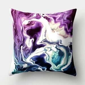 NWT decorative pillow case 17.32x17.32 in zipper enclosure